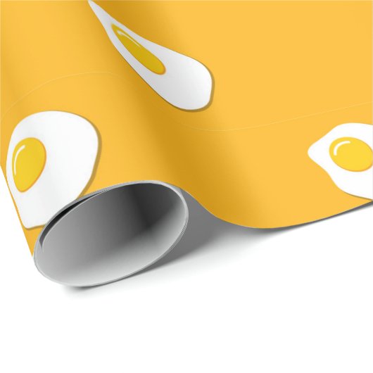 Fried Egg Pattern Cadeaupapier (Rol Hoek)