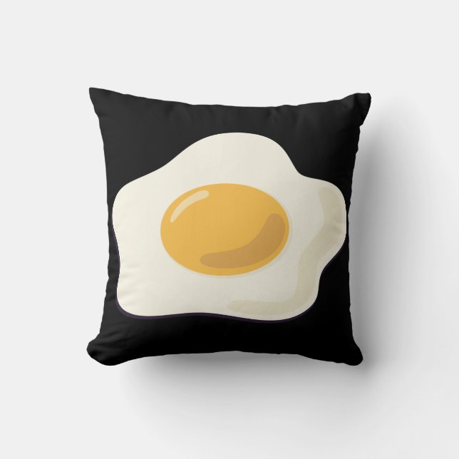 Fried Egg Pillow Kussen (Voorkant)