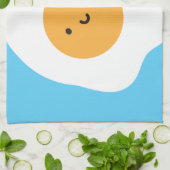 Fried Egg Tea Towel Theedoek (Gevouwen)