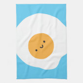 Fried Egg Tea Towel Theedoek (Verticaal)