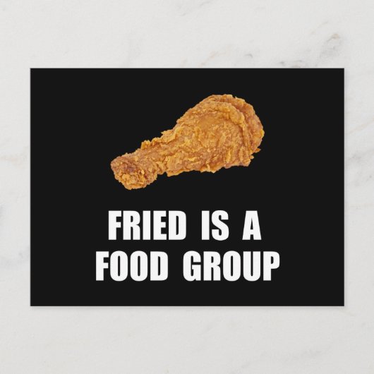 Fried Food Group Briefkaart (Voorkant)