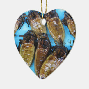 Fried Giant Water Bug (Maeng Daa) ... Aziatische l Keramisch Ornament