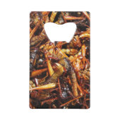 Fried Grasshopper (Takkataen Thot) Asian Food Kredietkaart Flessenopener (Achterkant)