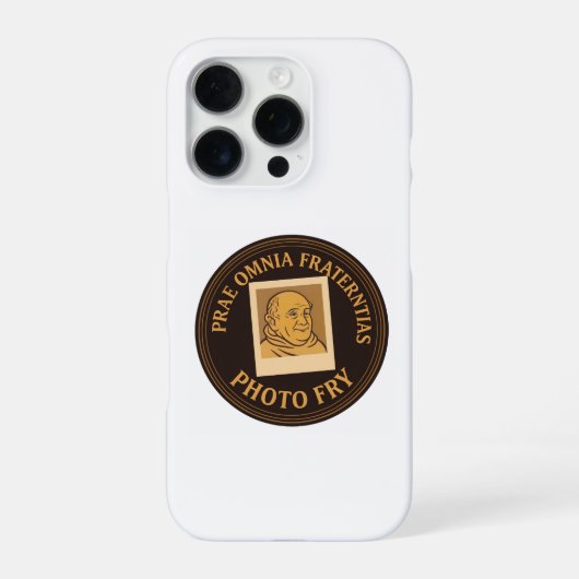 Fried iPhone 16 Pro Case Hoesje (Achterkant)