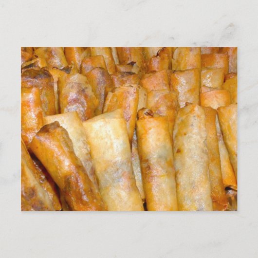 fried Lumpia Briefkaart (Voorkant)
