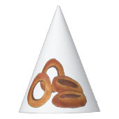 Fried Onion Rings Junk Fast Food Foodie Feesthoedjes (Voorkant)