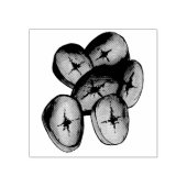 Fried Plantains Cooking Bananas Caribbean Rubberstempel (Afrduk)