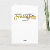 Frieda coupe la queue la carte de Noël - Frieda et (Dos)