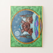 Frieda et le grand puzzle d'ours Brown (Vertical)