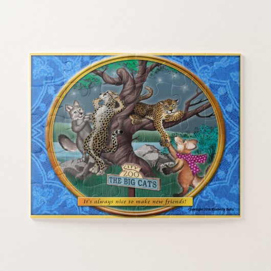 Frieda gaat naar de Zoo-puzzel Legpuzzel (Horizontaal)