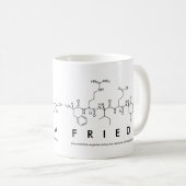 Frieda nom de peptide mug (Devant droit)