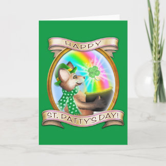 Frieda Tails St. Patrick's Day Card Kaart