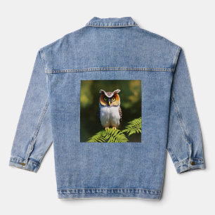 Frieda The Screech Owl, Dames Denim Jacket