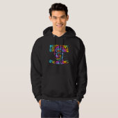 Frieden Geocaching Peace Love Geocaching Geocacher Hoodie (Voorkant volledig)
