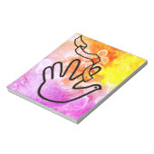 Friedenstaube mit Verband Notitieblok (Gedraaid)