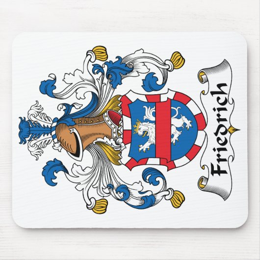 Friedrich Family Crest Muismat (Voorkant)