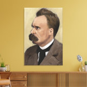Friedrich Nietzsche Filosofie Fine Art Box Canvas (Insitu (Woonkamer))