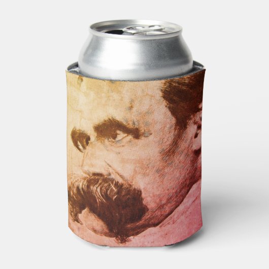 Friedrich Nietzsche (getekend door Hans Olde) Blikjeskoeler (Blikje Voorkant)