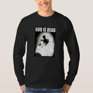 Friedrich Nietzsche God is dode filosofie God is T-shirt