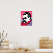 "Friedrich Nietzsche" Poster (Keuken)