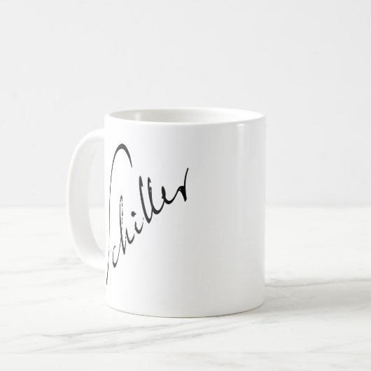 Friedrich Schiller Coffee Mug (Devant gauche)