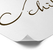 Friedrich Schiller Signature Poster (Hoek)