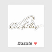 Friedrich Schiller Signature Sticker (Vel)