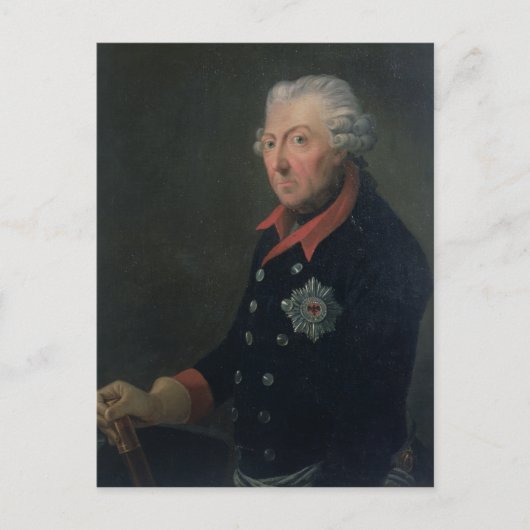 Friedrich the Great Wearing the Uniform Briefkaart (Voorkant)