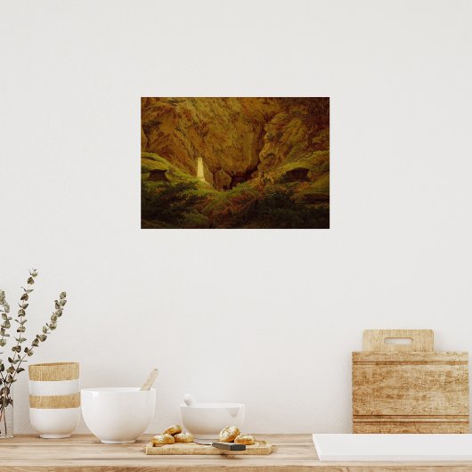 Friedrich - Tomb of Ancient Heroes Poster (Keuken)