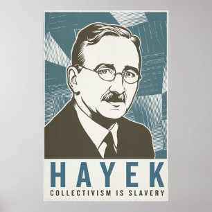 Friedrich von Hayek Impression Vintage