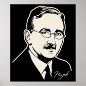 Friedrich von Hayek Print (Voorkant)