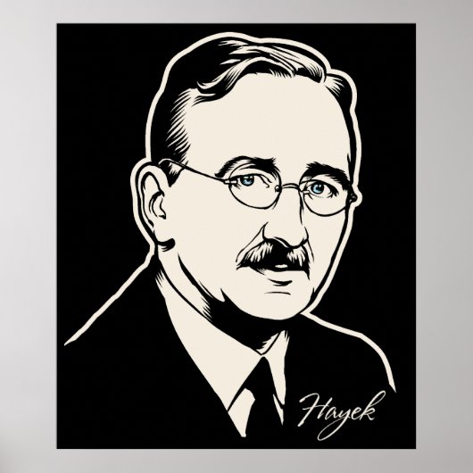 Friedrich von Hayek Print (Voorkant)