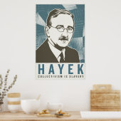 Friedrich von Hayek Print (Keuken)