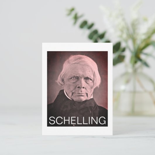 Friedrich Wilhelm Joseph Schelling Briefkaart (Staand voorkant)