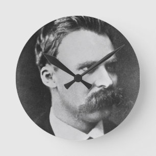 Friedrich Wilhelm Nietzsche (1844-1900) 1873 (b/w) Ronde Klok