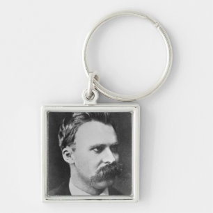 Friedrich Wilhelm Nietzsche (1844-1900) 1873 (b/w) Sleutelhanger