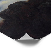 Friedrich's Wanderer boven het Zee Fog Poster (Hoek)