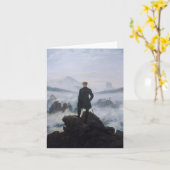 Friedrich's Wanderer boven het zee mist Kaart (Gele Bloem)