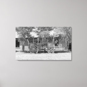 Frieght Wagon Scene Canvas Afdruk