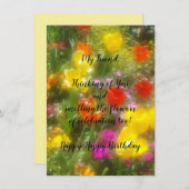 Friend Birthday Flat Wenskaart (Voorkant / Achterkant)