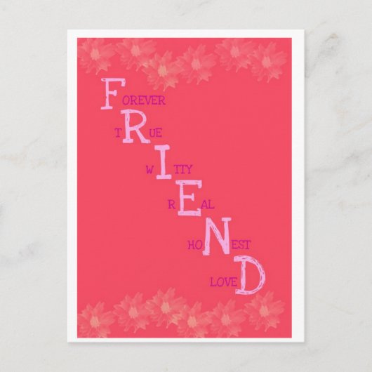 Friend Briefkaart (Voorkant)