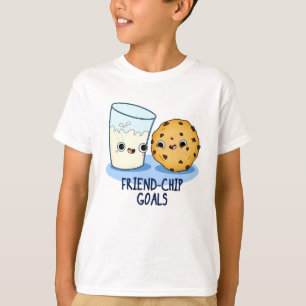 Friend-Chip Goals Funny Food Chip Pun T-shirt