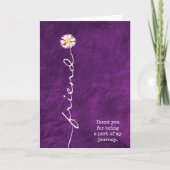 Friend Daisy met Ladybugs-Kaart Kaart (Voorkant)