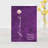 Friend Daisy met Ladybugs-Kaart Kaart (Gele Bloem)