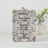 Friend Encouragement Carte de voeux plate (Debout devant)