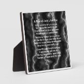 Friend Poem Plaque - Bliksem Marble Design Fotoplaat (Voorkant)