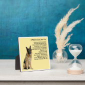 Friend Poem Plaque - German Shepherd Dog Design Fotoplaat (Insitu)