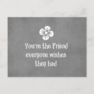 Friend Quote Briefkaart