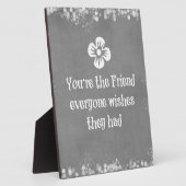 Friend Quote Fotoplaat (Zijkant)