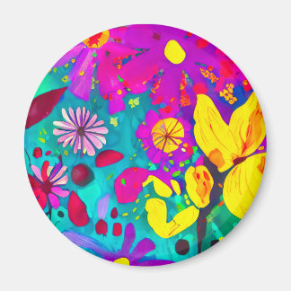 Friend Waterverf Wild Flowers Magneet
